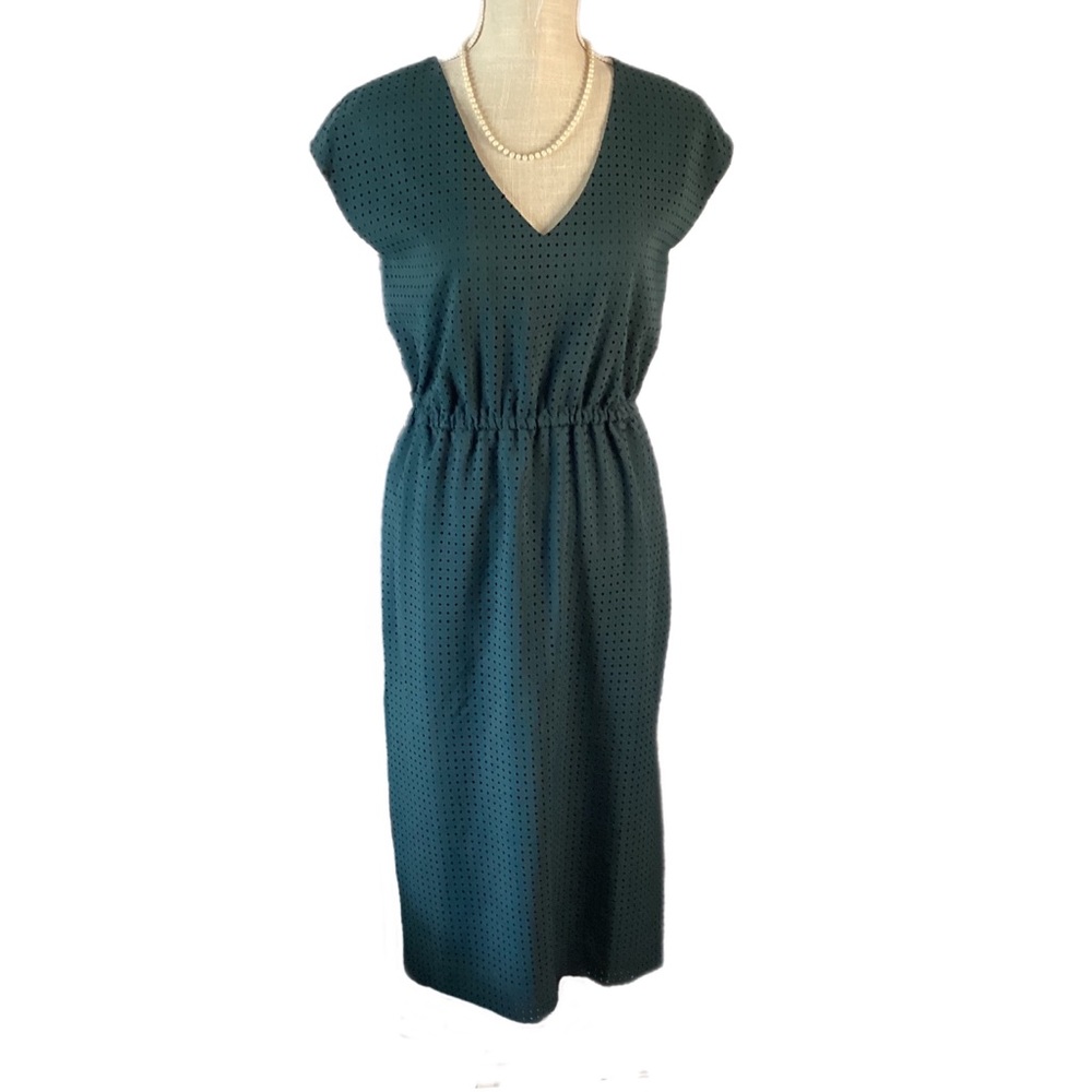 J. Crew Teal Midi Dress